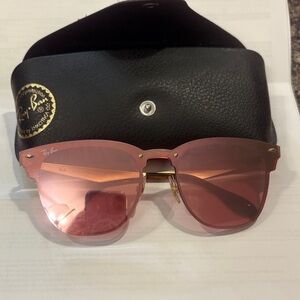 Ray-Ban Rose-Tinted Sunglasses
